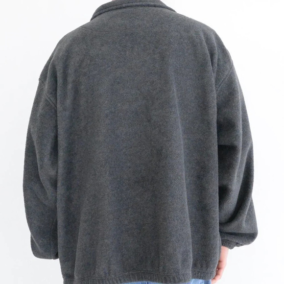 Vintage 90'S Sierra Pacific Outdoors Gray Zip Up Fleece Sweater Size 2Xl - Picture 3 of 11